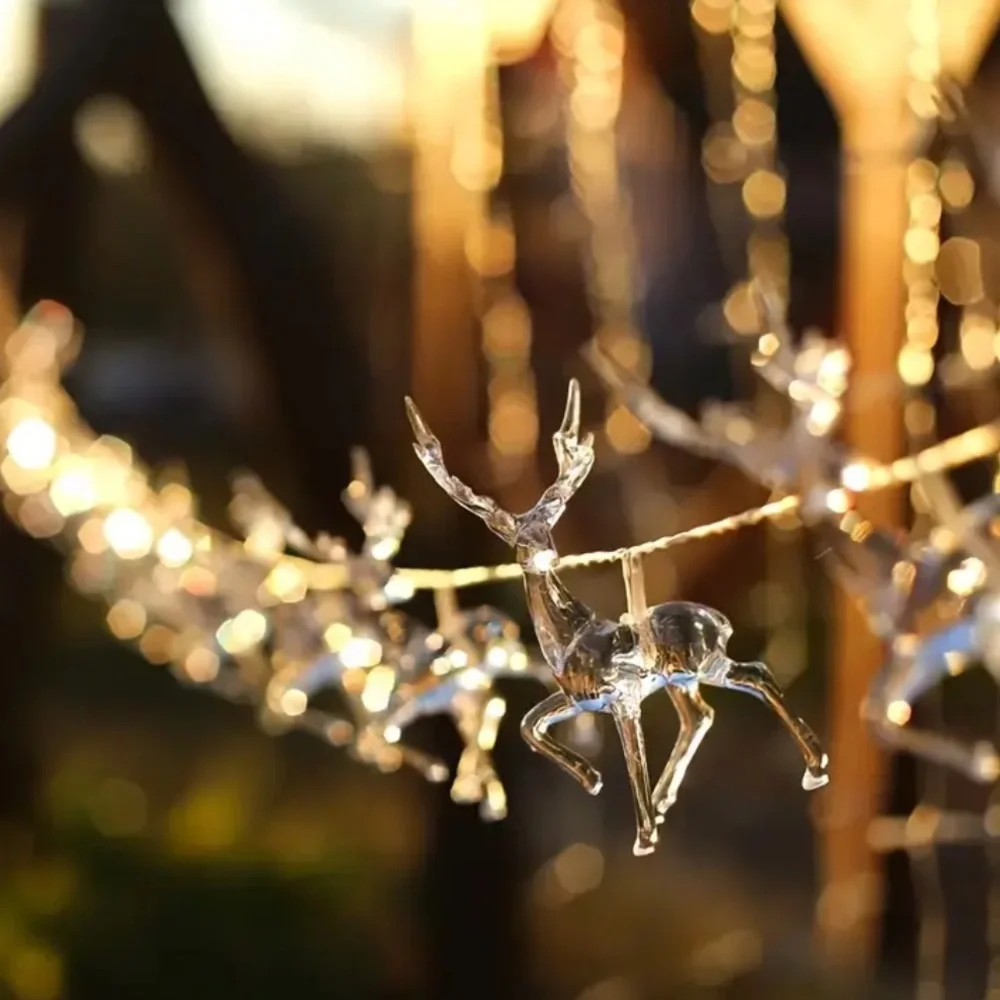 Christmas Strand Lights, Reindeer Christmas Lights, Reindeer Lights